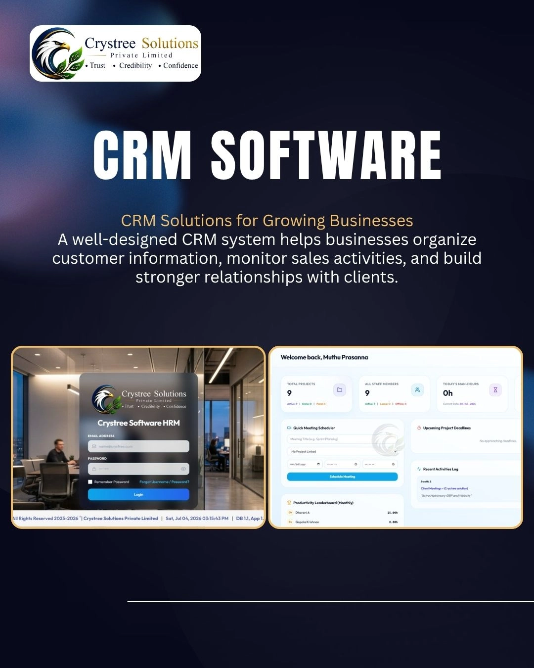 CRM Software Development in Trichy